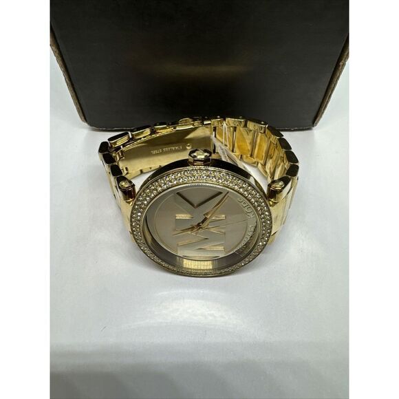 Michael Kors Parker MK5784 Women\'s Gold Stainless Steel Analog Dial Watch JNA197 main image 6